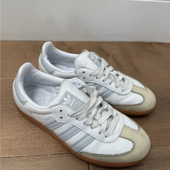 adidas gazelle silver green womens adidas Originals Samba OG Men's Shadow Green/Cream White/Gold Metallic Shoes, Size: 8